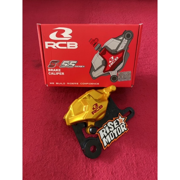 Kaliper Racing Boy RCB Satria Fu Belakang Gold S2