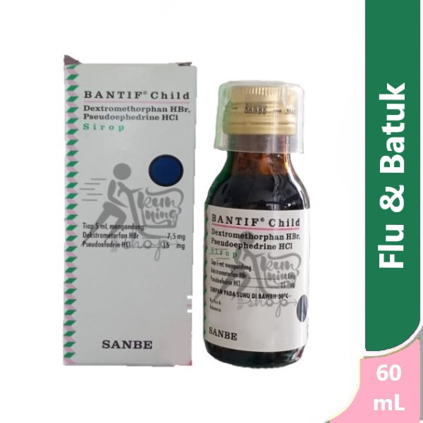 Bantif Child Sirup 60 mL - obat sirup untuk flu dan batuk