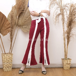  CELANA  CUTBRAY  HIGHWAIST EDISI SPECIAL KEMERDEKAAN MERAH 