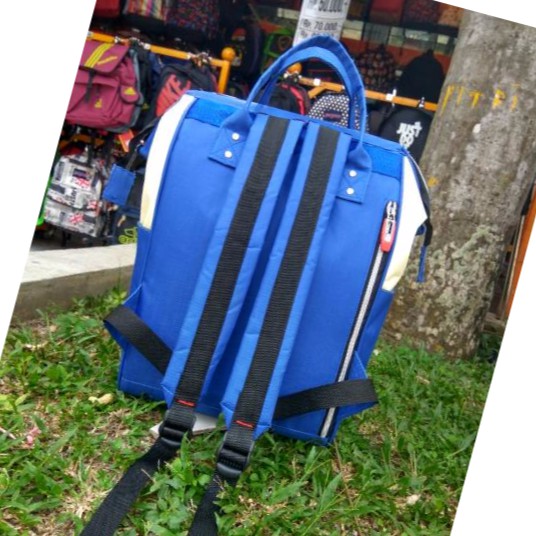 Tas Punggung Nilon Wanita Laki-laki Tas Sekolah Kuliah Pelajar Perempuan Jala Travel Ransel Laptop Keren Pria Perempuan Tas Buku Mode Wanita