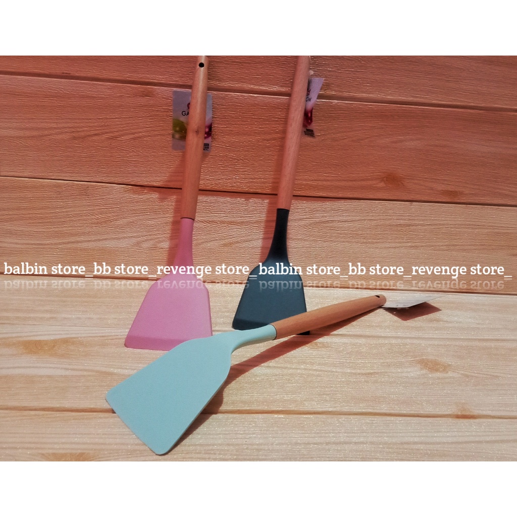 [BALBIN] SPATULLA SILIKON TAHAN PANAS - SPATULLA MASAK SILICON TERBARU - SUTIL MASAK - SENDOK PENGGORENGAN BERKUALITAS