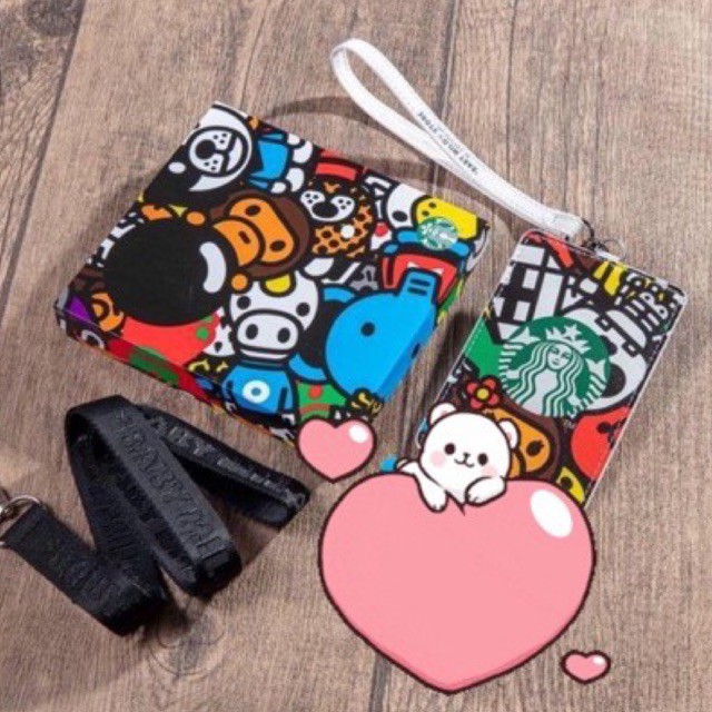 

starbucks x bape lanyard
