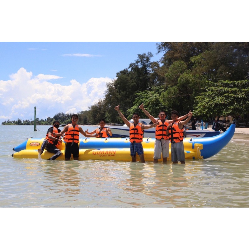 Banana boat perahu karet 6 orang