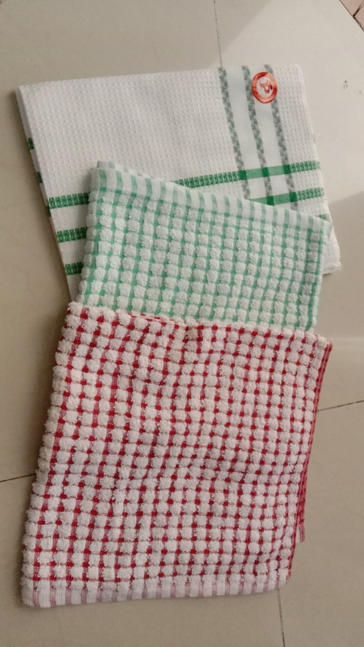 Lap Katun Dapur / Serbet Jumbo 58x65cm / Lap Piring Tebal