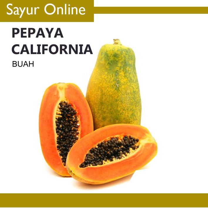 

BUAH PEPAYA CALIFORNIA [1 Buah, ±1Kg]