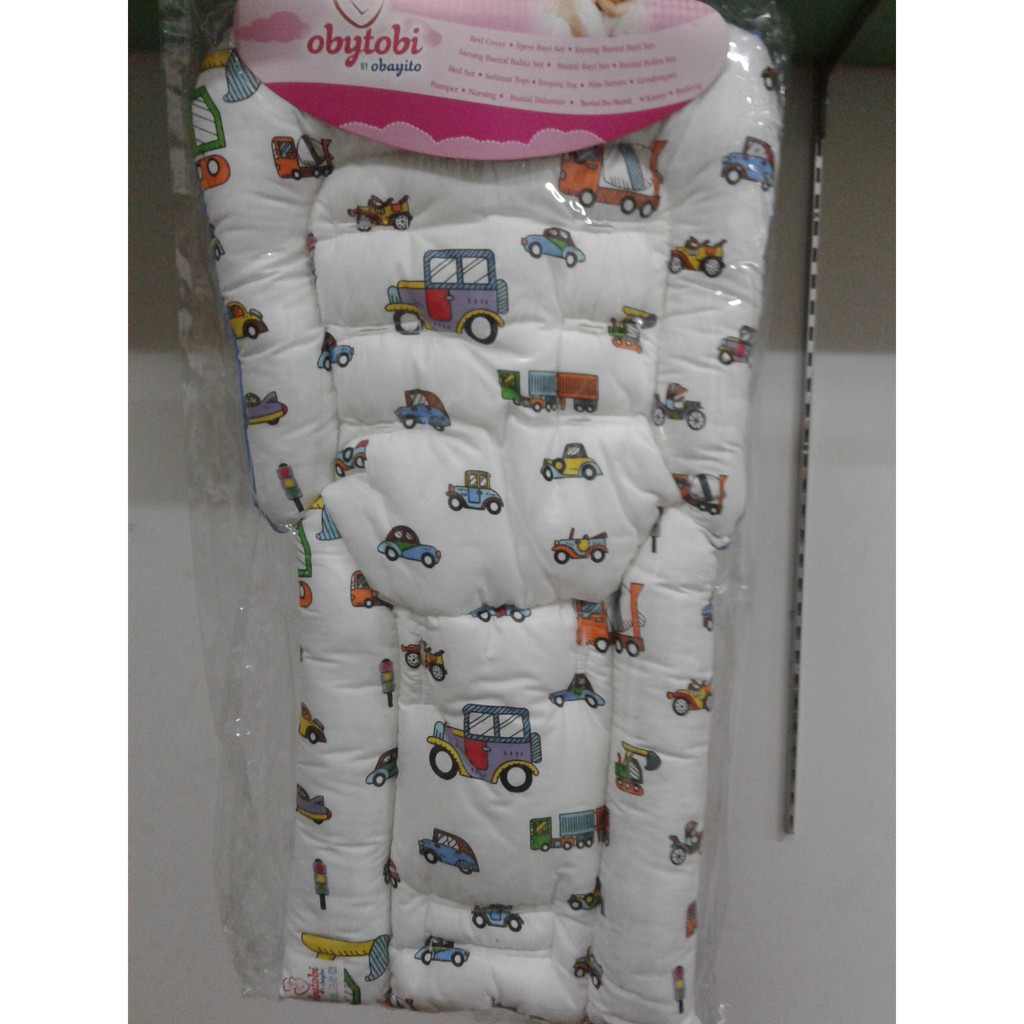 Obayito dh/ Obayiku ALAS STROLLER / Kereta Bayi 2 MOTIF bolak balik OB075