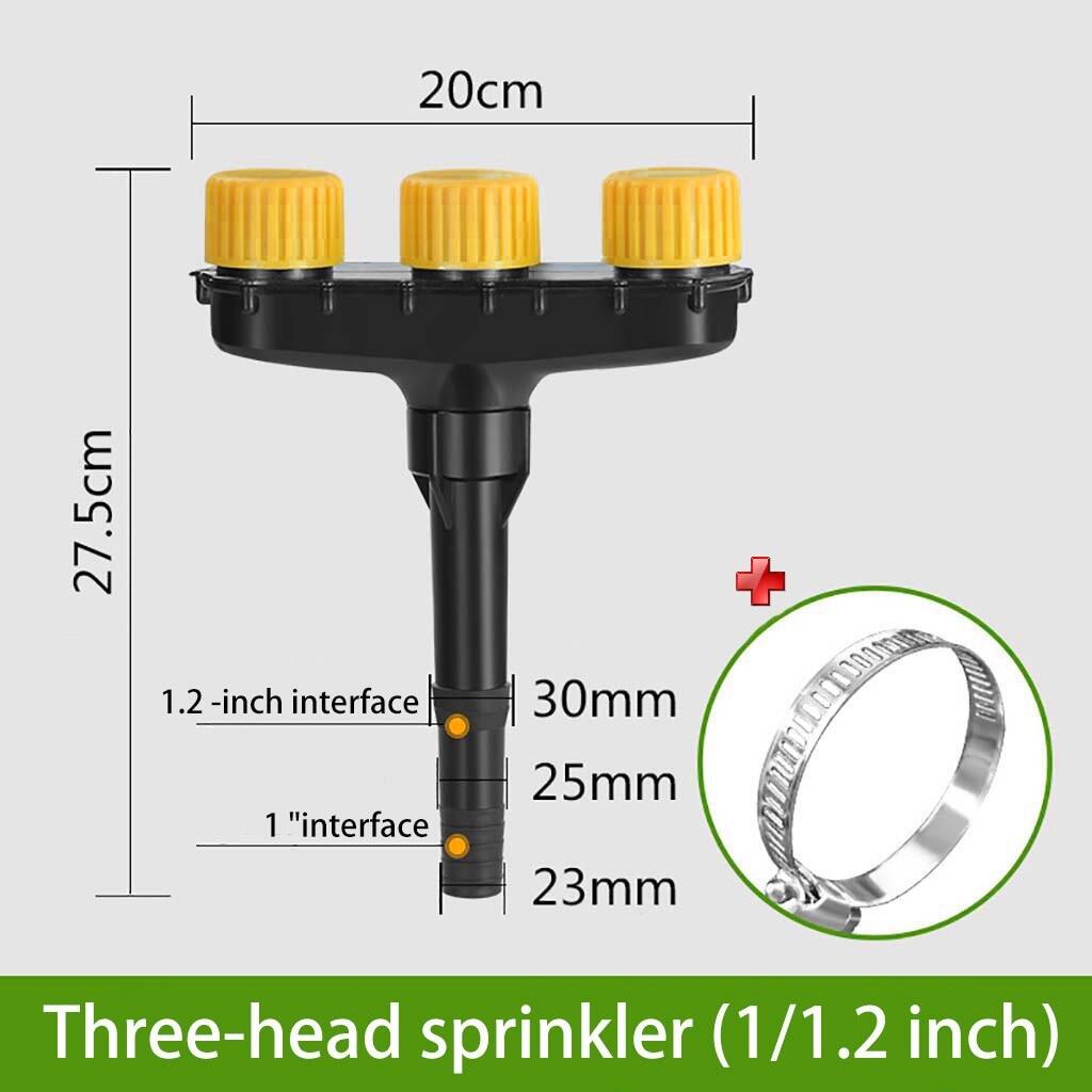 Mi.more Sprinkler Air Irigasi Taman 3/4/5/6 Nozzle Atomisasi Drip Air Sprayer untuk Pertanian Rumput Taman Patio