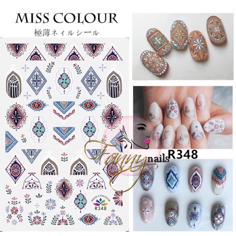 STICKER NAIL ART BOW TRIBAL NAIL STIKER KUKU PREMIUM KUPAL STIKER TEMPEL MARBLE MARMER VINTAGE