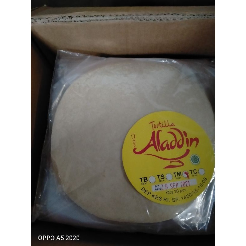 

Tortila mini ukuran 20 cm