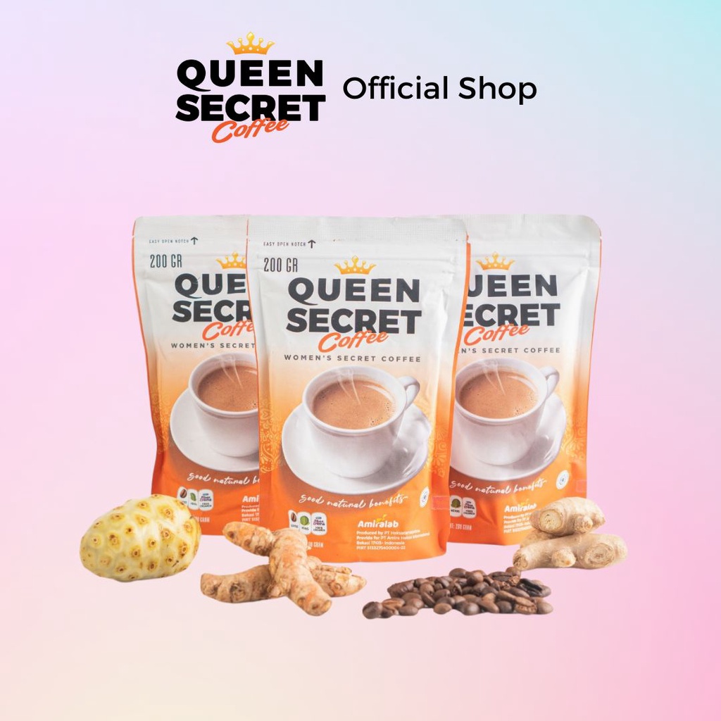 

Queen Secret Coffee Kopi Pelancar H4aid Keputihan Wanita 100gr