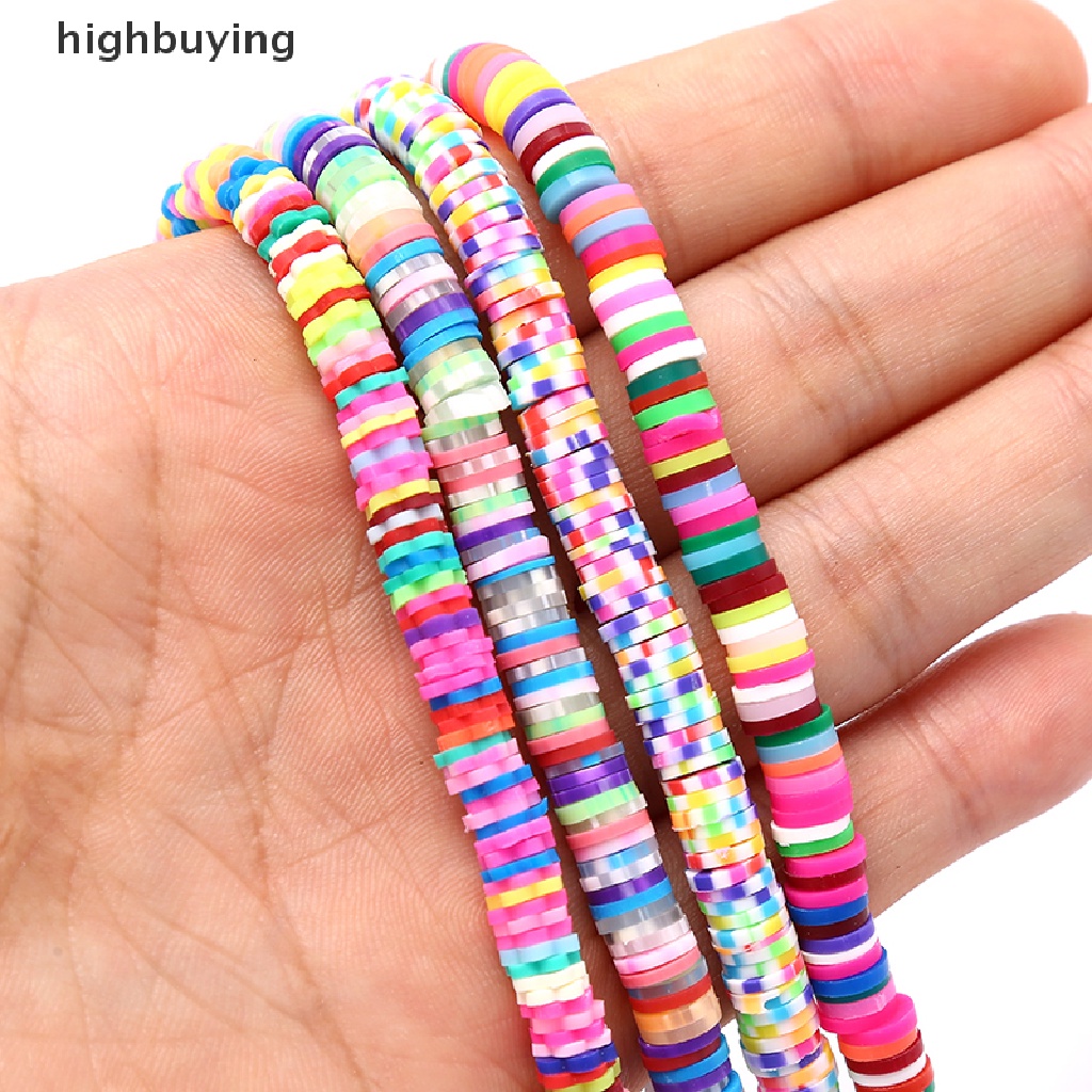 Hbid 6mm Manik-Manik Bulat Bahan Polymer Clay Untuk Membuat Perhiasan DIY