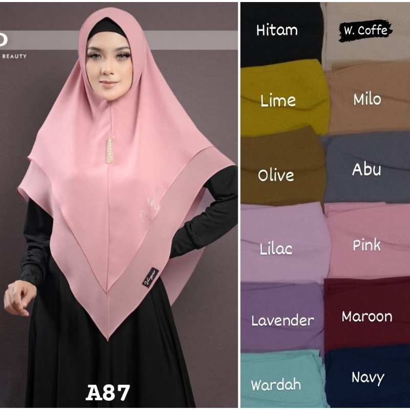 Khimar Vergano V87/Hijab Syari