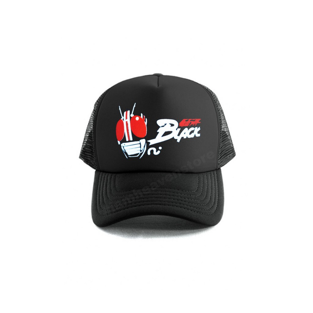 Topi Satria Baja Hitam Kamen Rider