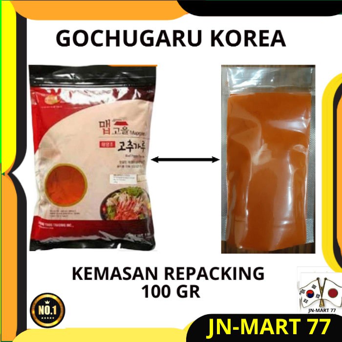 

KOREAN FOOD/BUMBU KOREA HALAL GOCHUGARU MAPGOEUL-BUBUK CABAI ORI 100 G