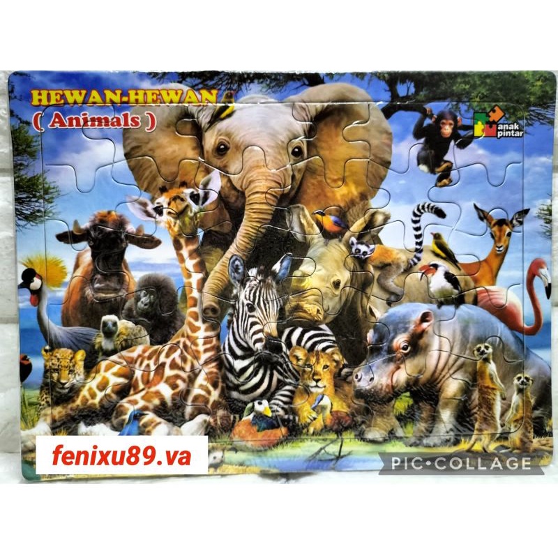 Hot Deals Puzzle Hewan Aktifitas Anak Rendom