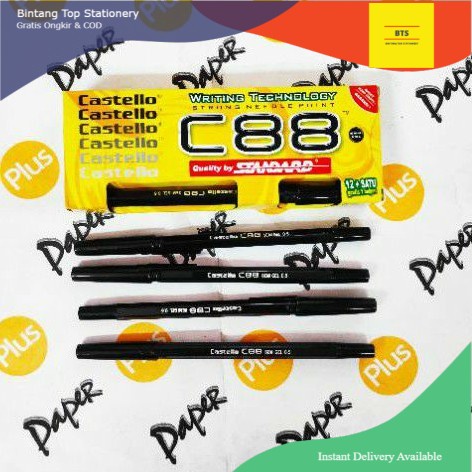 

[BTS] Ballpoint / Pulpen Standard Castello C88 (13pcs)