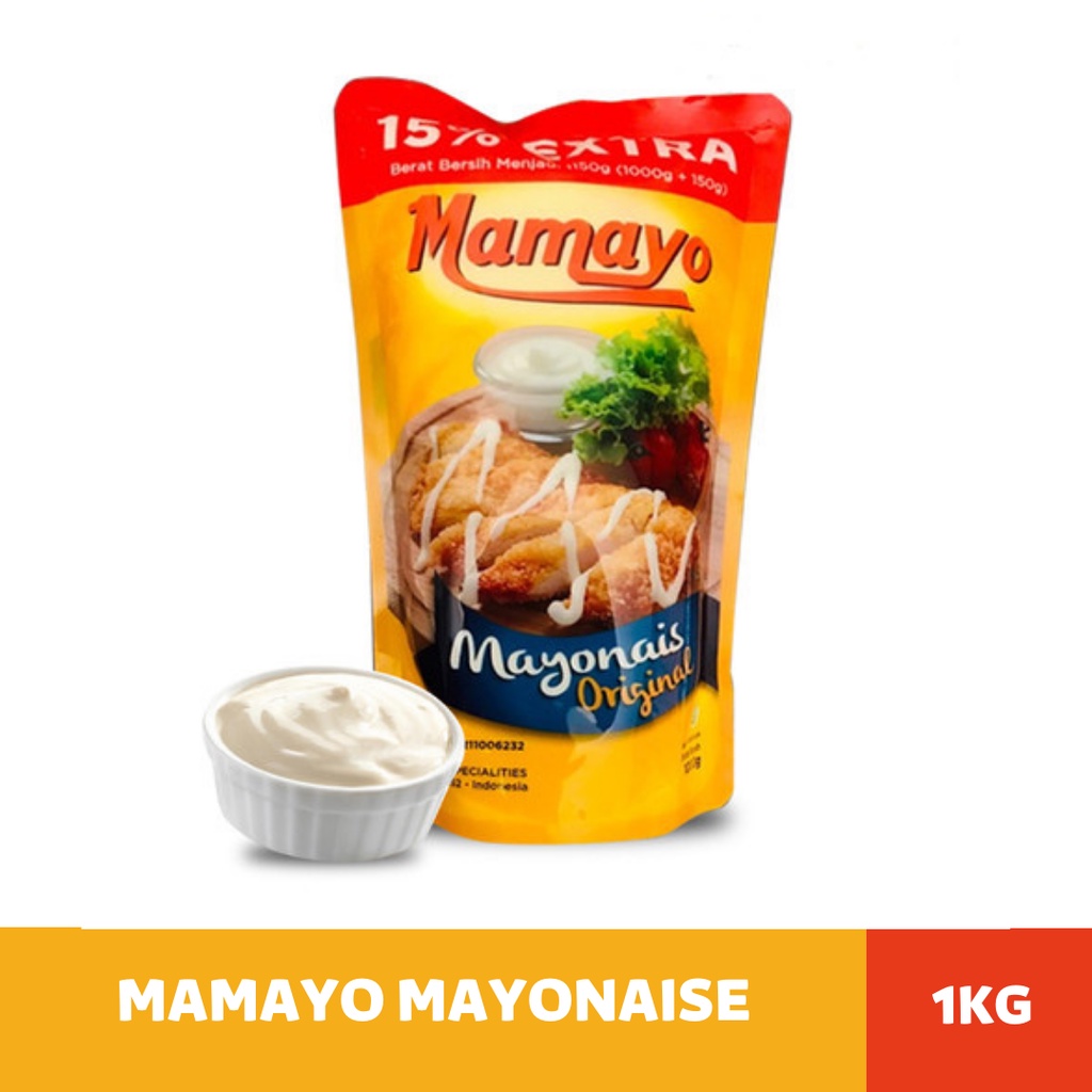 

Mamayo Mayonaise 1100 gram | Mayonaise Mamayo Original 1KG / Mayones / Mayonais Mamayo by cimory