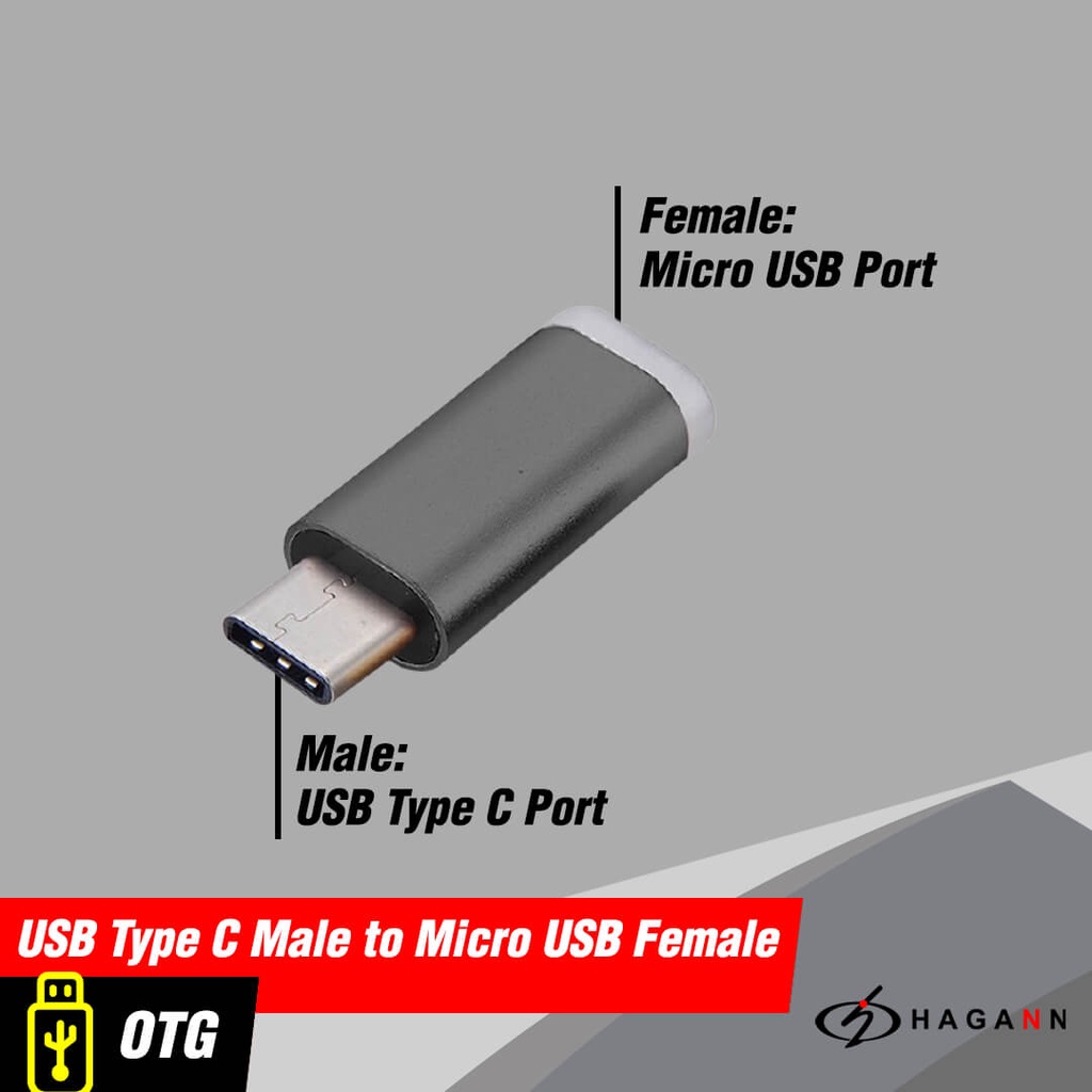 Type C Male To Micro USB Female OTG Adapter Converter Mini Connector