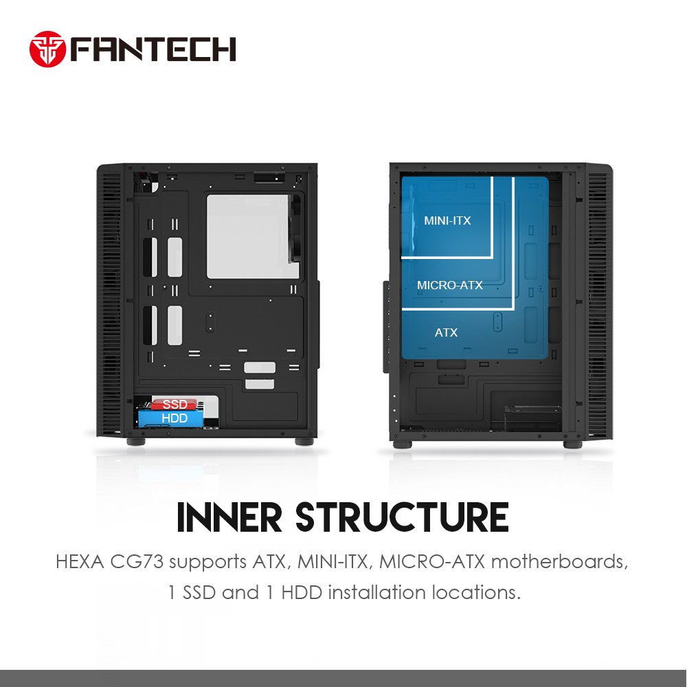 Casing Gaming Fantech HEXA CG73