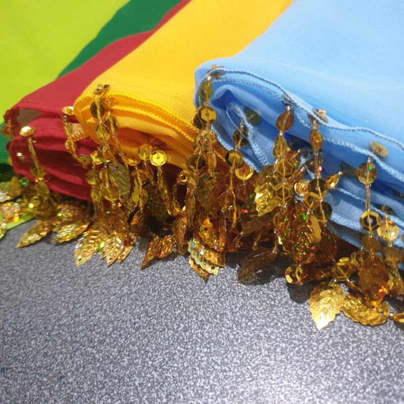 SELENDANG TARI SAMPUR WARNA RONCE