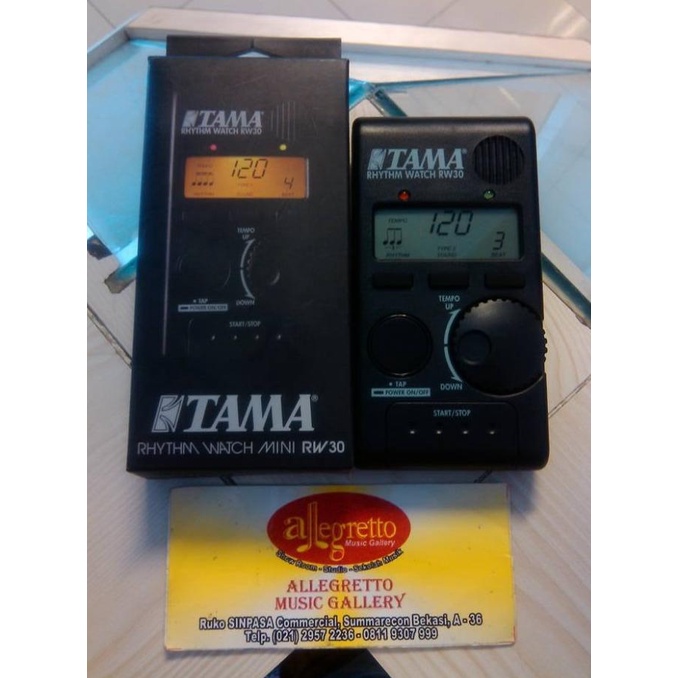 Drum Metronome Tama Rw30 Rhythm Watch Mini