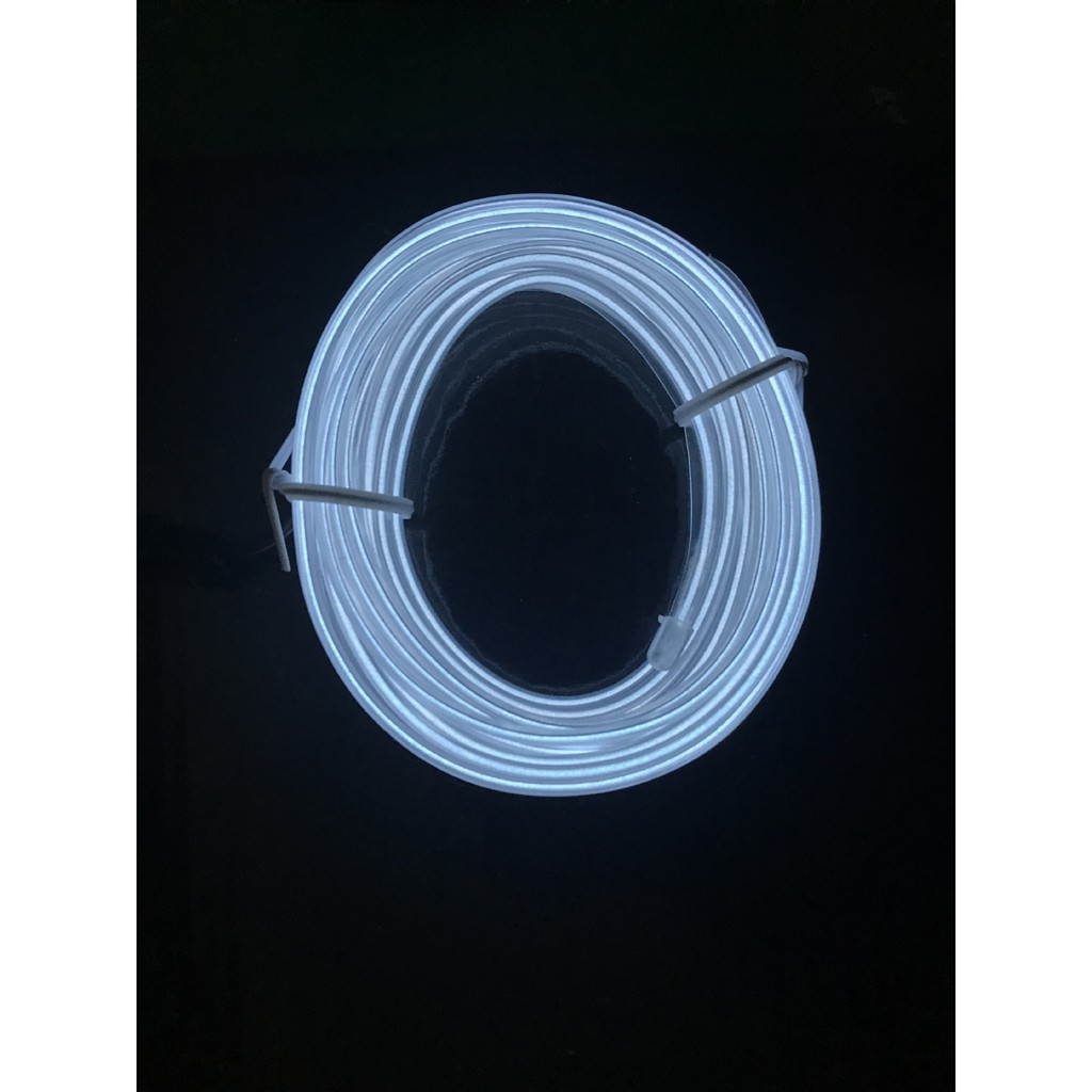 1m - 5m Lampu Strip Neon Led 12v Warna Putih Dingin Untuk Atmosfir Mobil