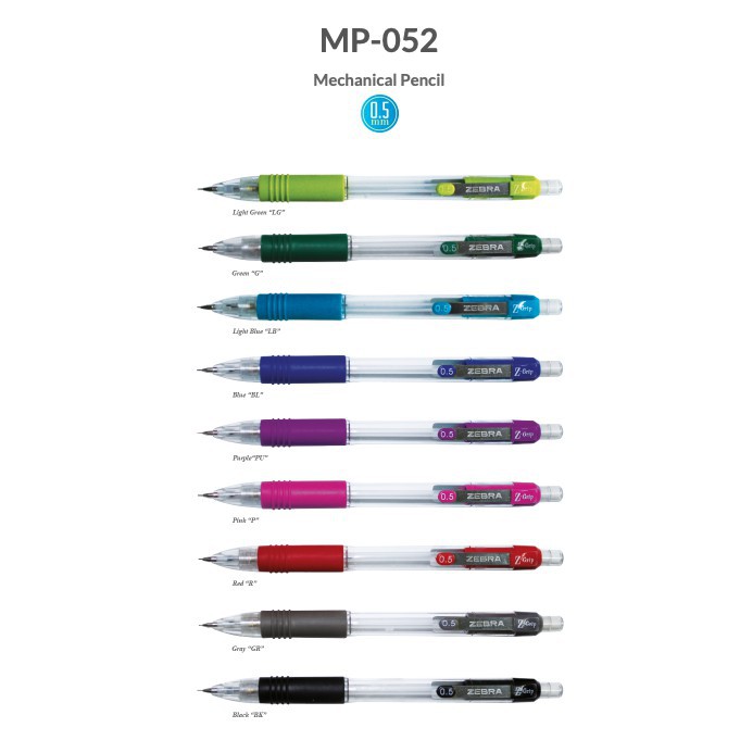 

Pensil Mekanik Zebra MP-052 0.5mm TERBAIK