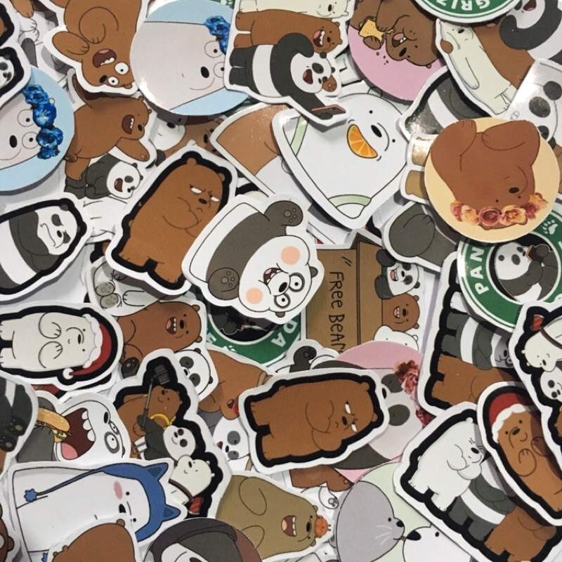 

WE BARE BEARS STIKER PACK