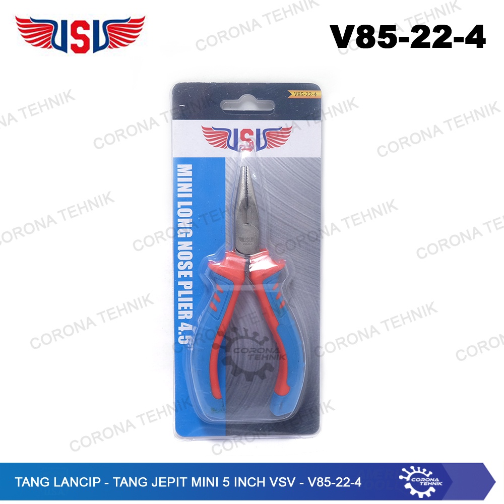 VSV - V85-22-4 - Tang Lancip - Tang Jepit Mini 5 Inch