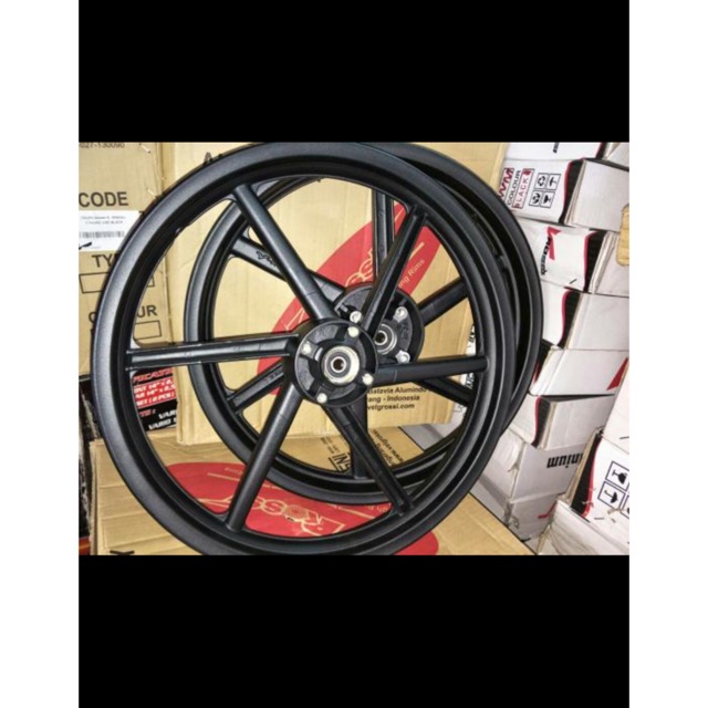 VELG DOUBLE DISC SUPRA X 125 BELAKANG REM DISC