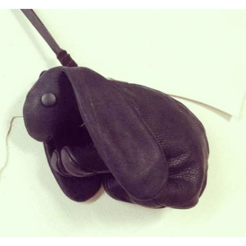 preloved bunny bag leather by srw