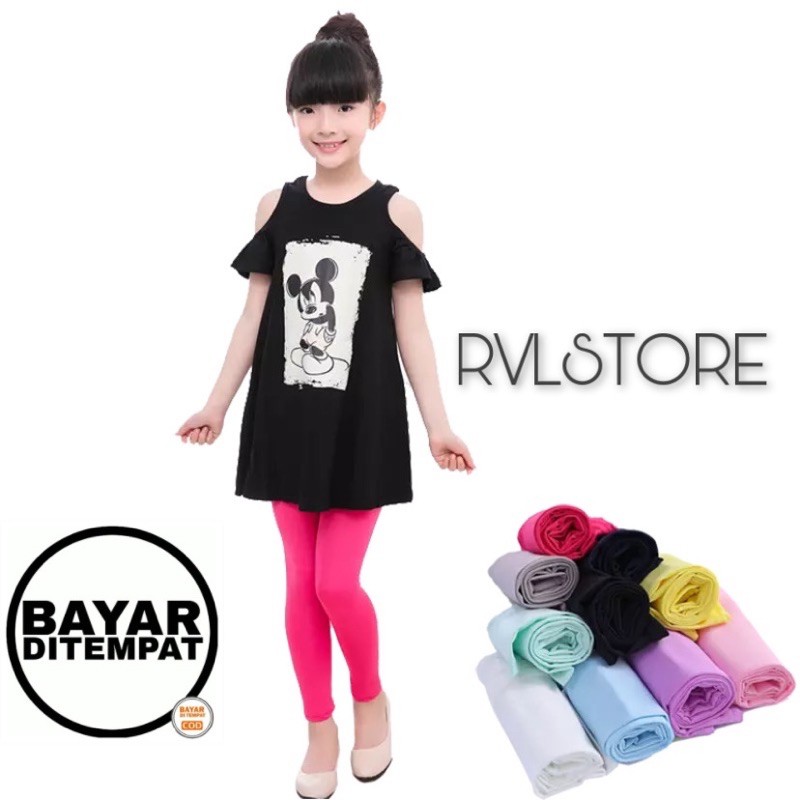 Legging Anak Usia 6- 12Tahun/ Legging Anak Panjang/ Legging Anak Polos/ legging anak perempuan