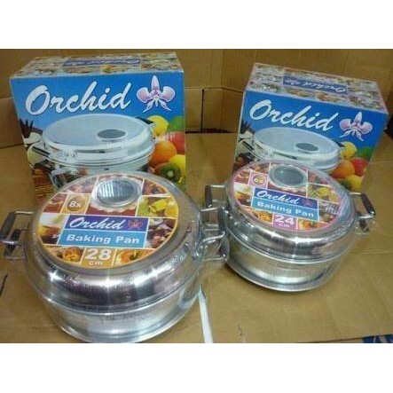 BAKING PAN ORCHID 28CM