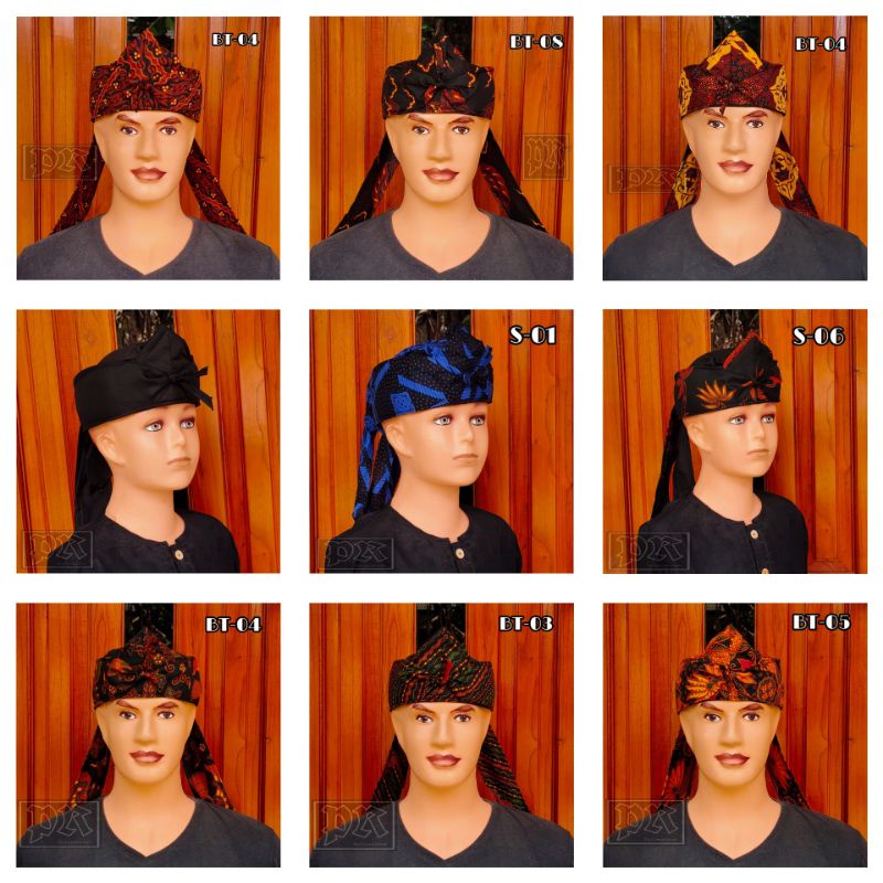 IKAT KEPALA SUNDA MOTIF BATIK BLANGKON SUNDA BATIK IKET KEPALA SUNDA BATIK UDENG TOTOPONG IKET SUNDA