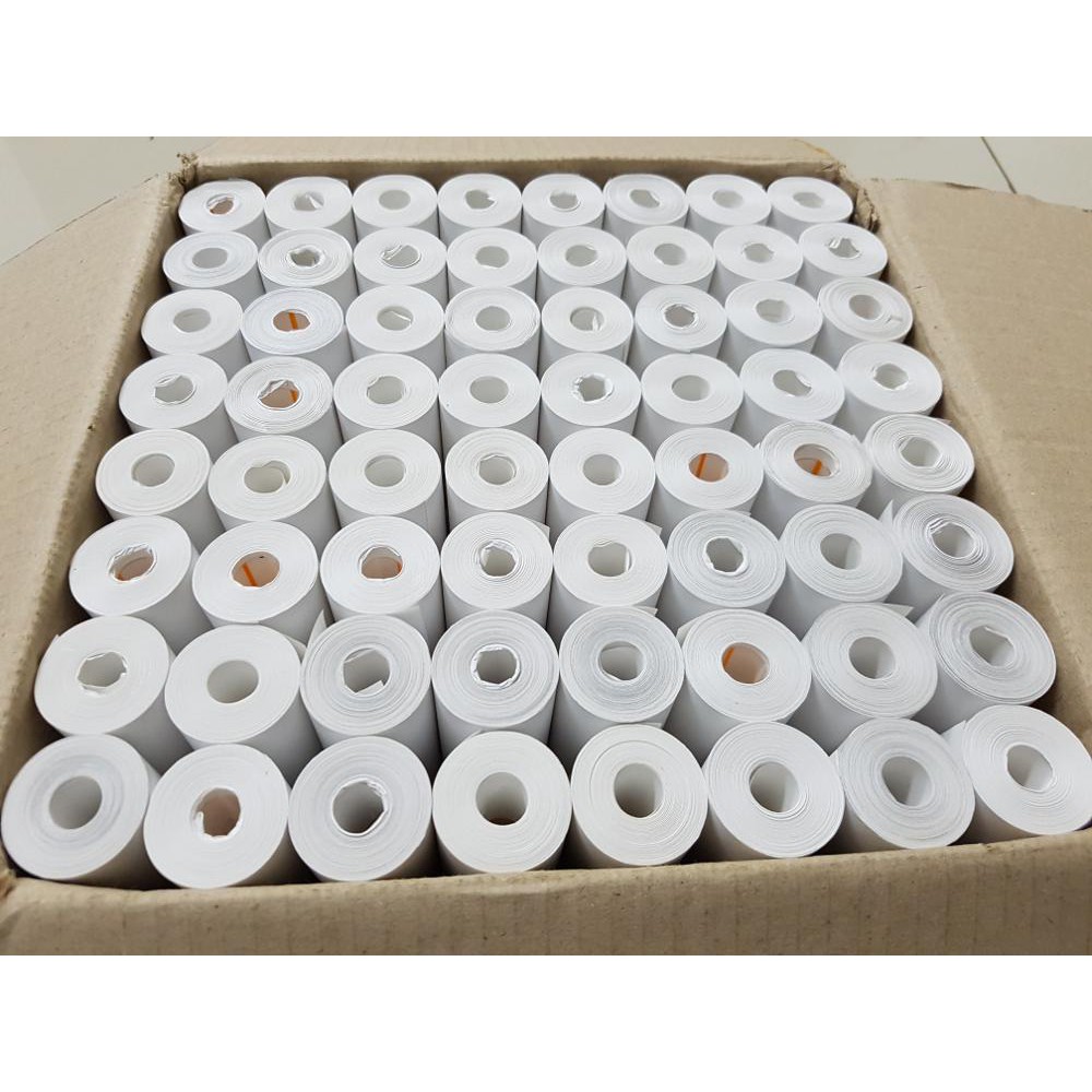 

Thermal Paper 58 x 30 mm Kertas Struk utk ATM Printer Kasir Zjiang [ 1pcs ]