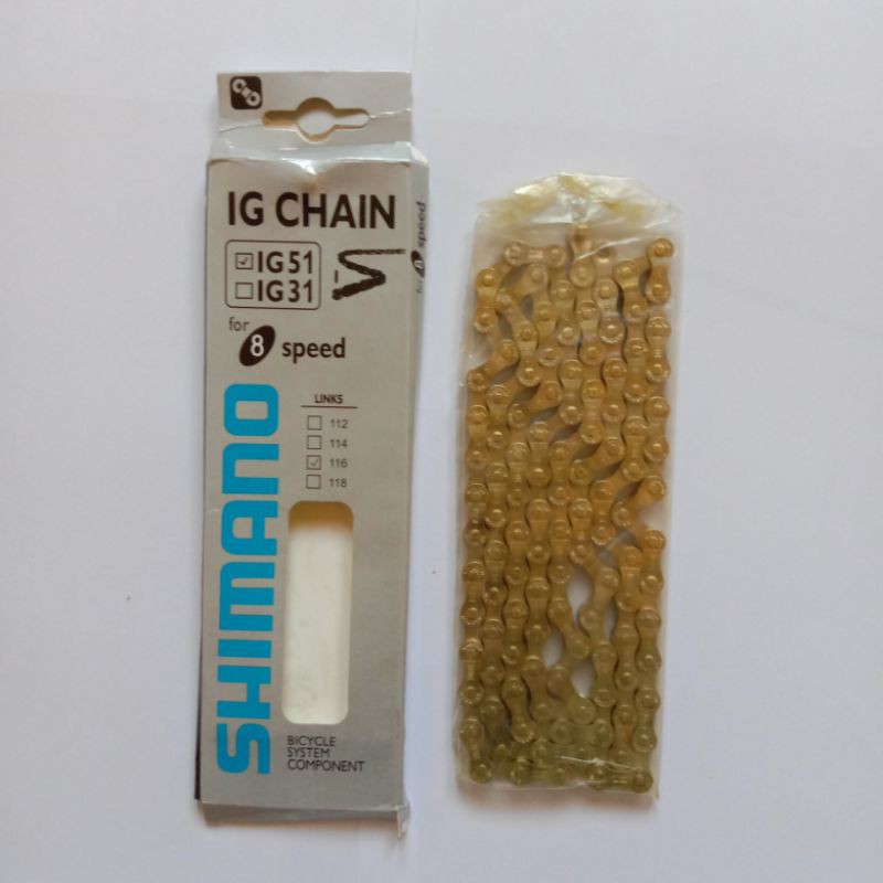 Rantai 8Speed Gold Shimano