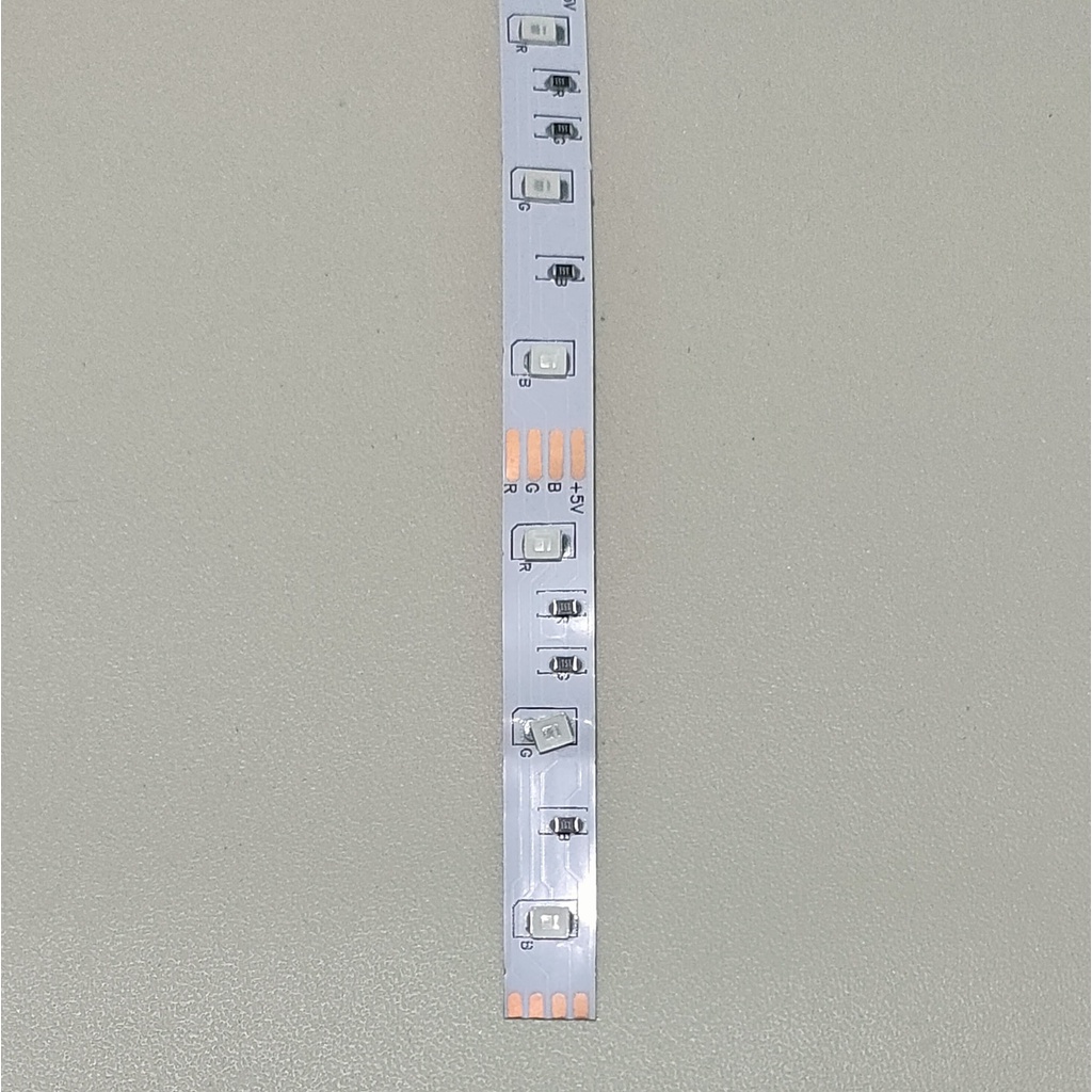 LED Strip DC 5V RGB 3528 IP33 3 Warna Per Setengah Meter