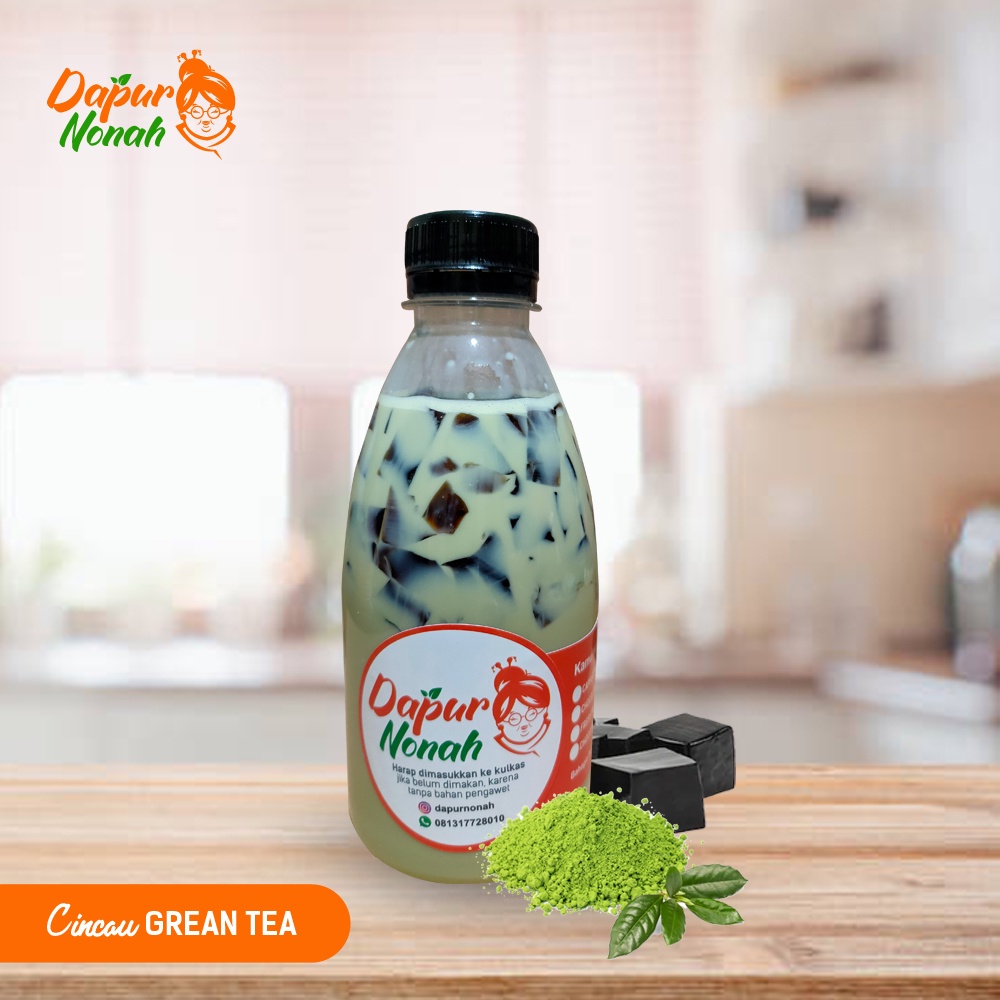 

Minuman cincau hitam segar rasa GREAN TEA cincau 300ml cincau hitam - grass jelly - minuman sehat - cincau hitam