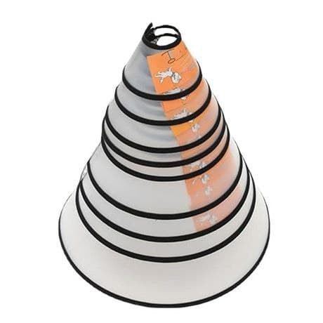 Lingkaran Corong Penutup Leher Kepala Anti Bite Pet Collar Cone Anjing Kucing Pet Protector Cover FEFARM