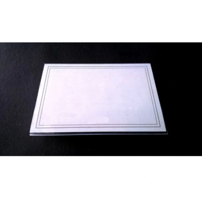 

Nametag/ Plastik Bed Nama Ujian 7x10 Stardust