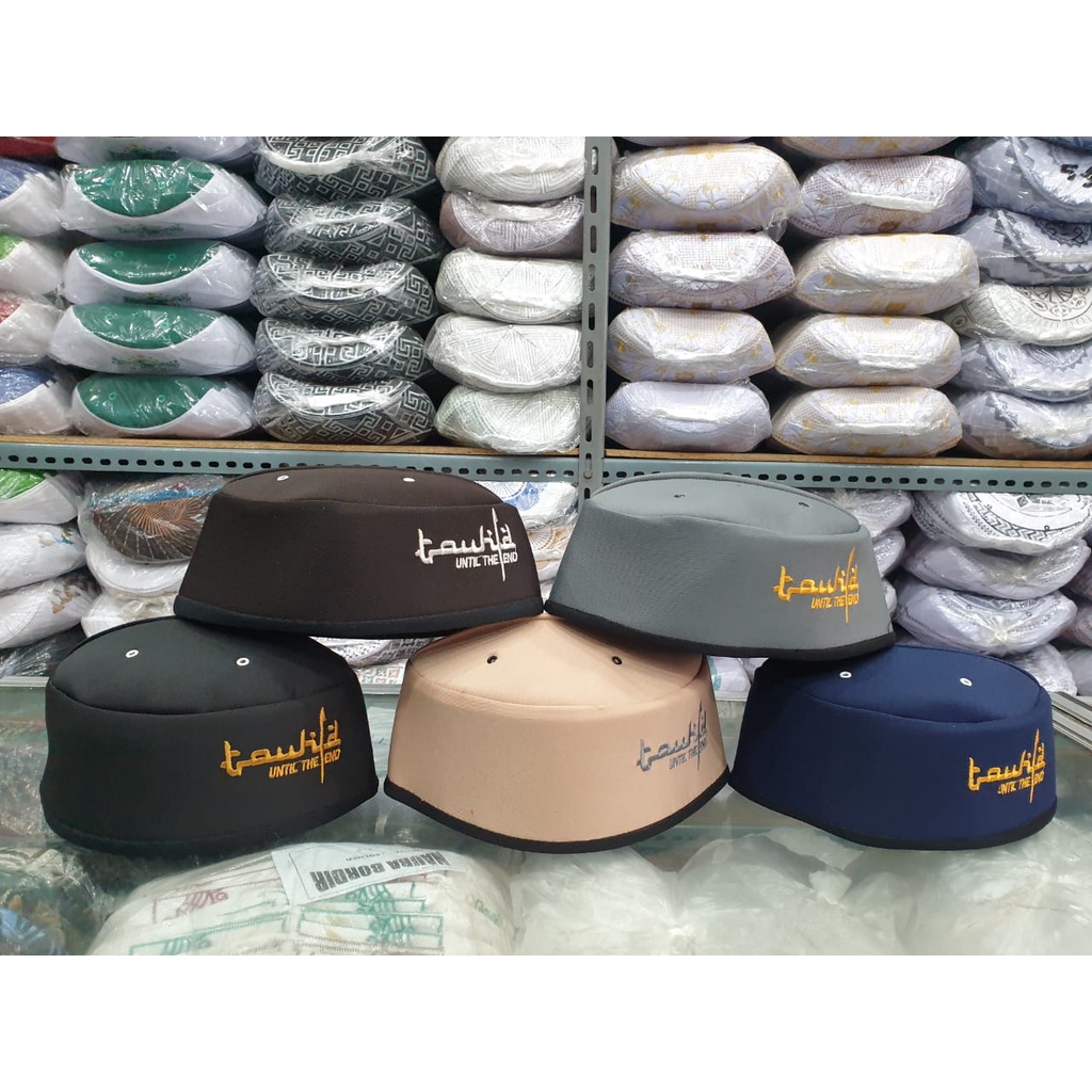 Peci Kopiah Turkey Tauhid Super Logo Tauhid Grosir - peci