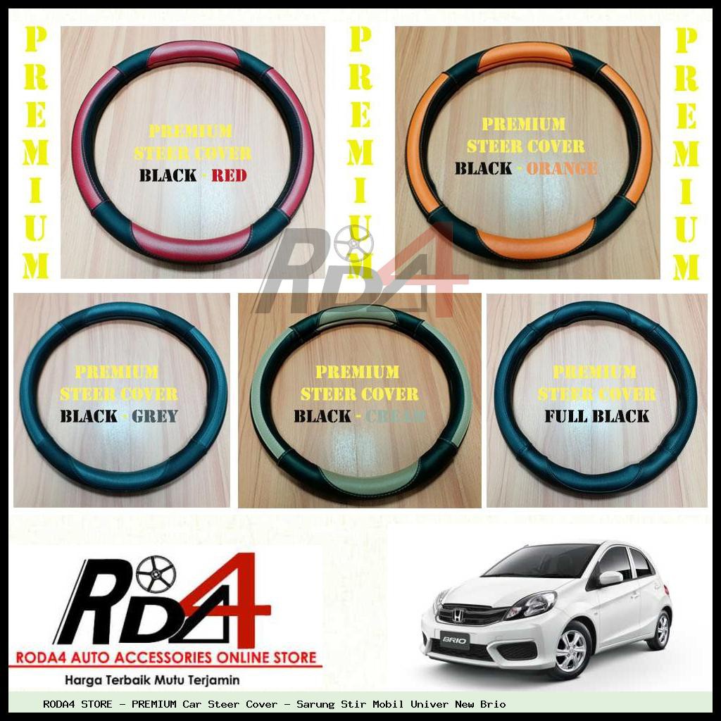 PREMIUM Car Steer Cover - Sarung Stir Mobil Univer New Brio