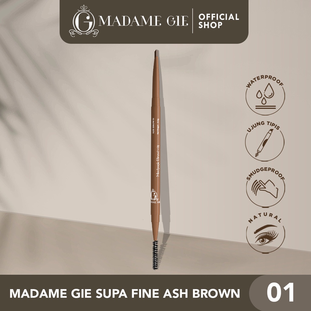 ❣️Rakkistore99❣️ MADAME GIE Supa Fine Thin Mechanic Brow Eyebrow