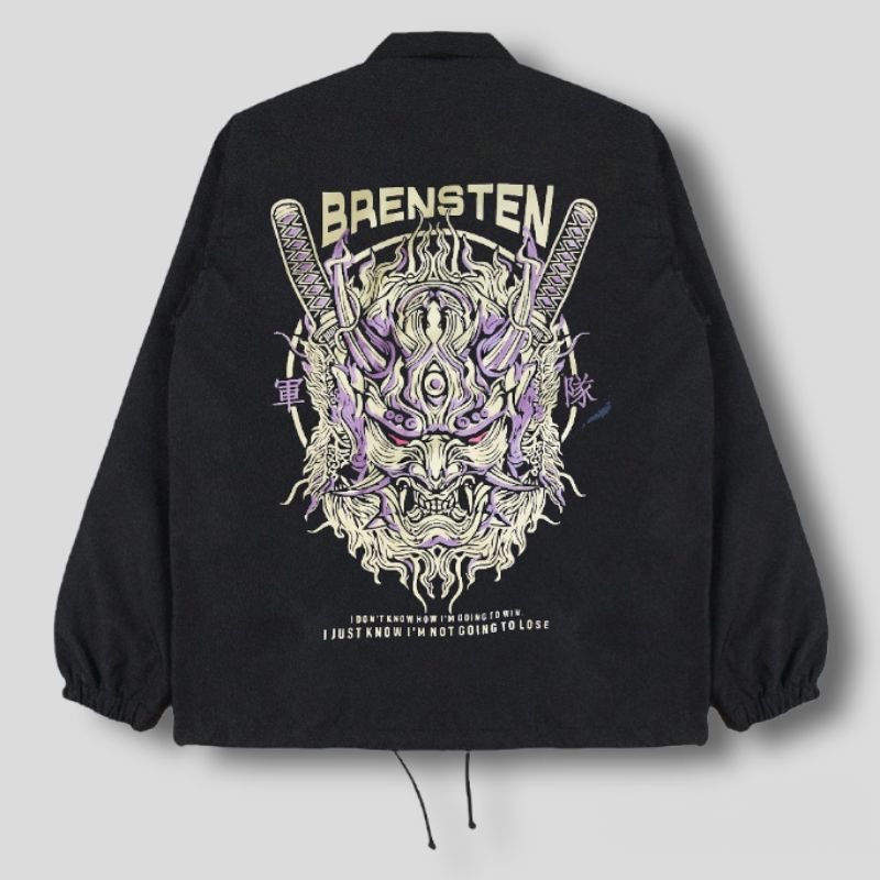 JAKET COACH PARASUT BRENSTEN NAGA DEWASA KEKINIAN/ COACH PARASUT NAGA TERBARU MURAH [COD]