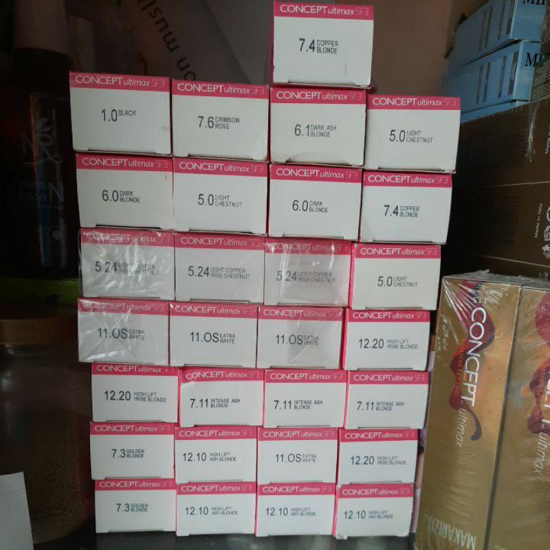 Makarizo Cat Rambut Concept Ultimax SF 3 . 90ml.