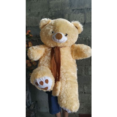 BONEKA BERUANG SYAL JUMBO CREAM