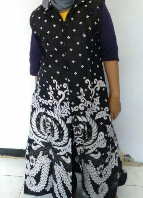 Batik Wanita Maxi Cardi Kembang Gurita Panjang Modern Exclusive