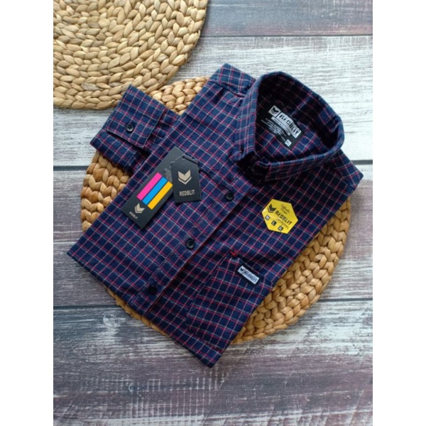 Kemeja Pria Flanel Panjang DISTRO / Kemeja Cowok Flanel / Kemeja Redblit Flanel Panjang