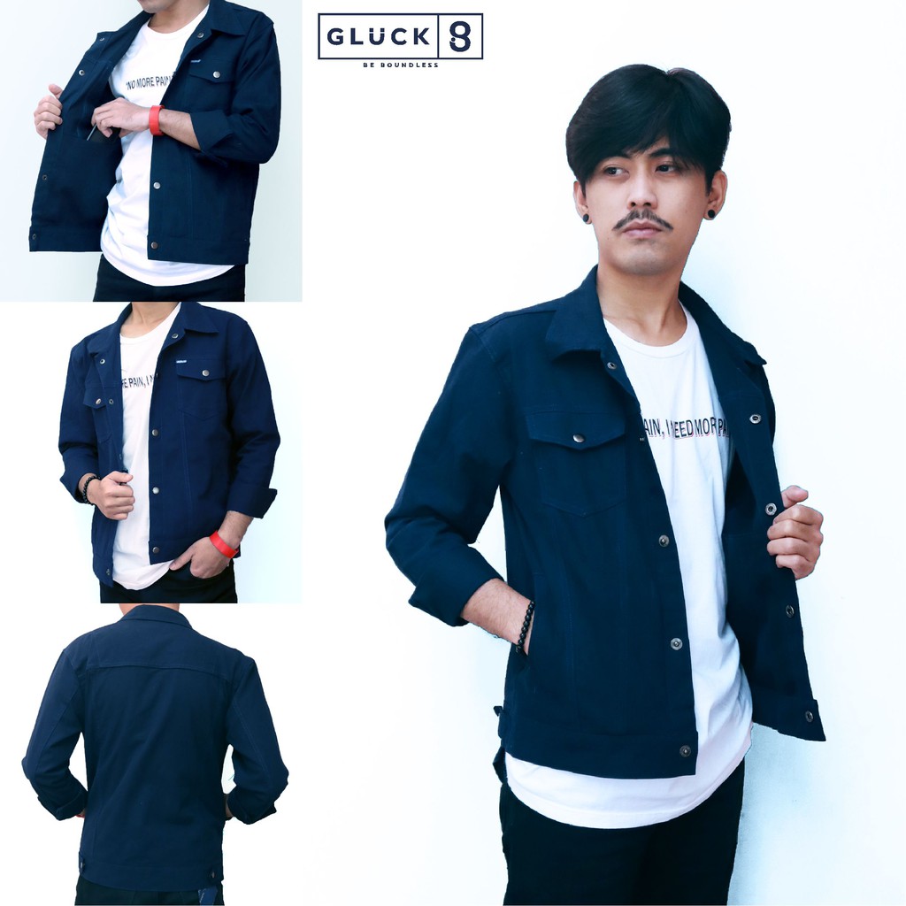 JAKET TRUCKER SIZE XL / VOLKER TRUCKER JACKET / JAKET TRUCKER CASUAL