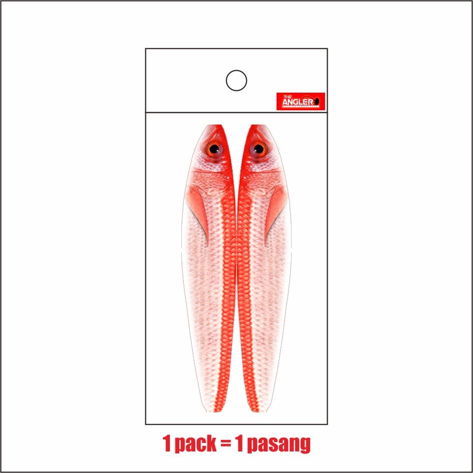 Gomame Red Snapper Water Slide Decal Metal Jig 60g 80g 100g